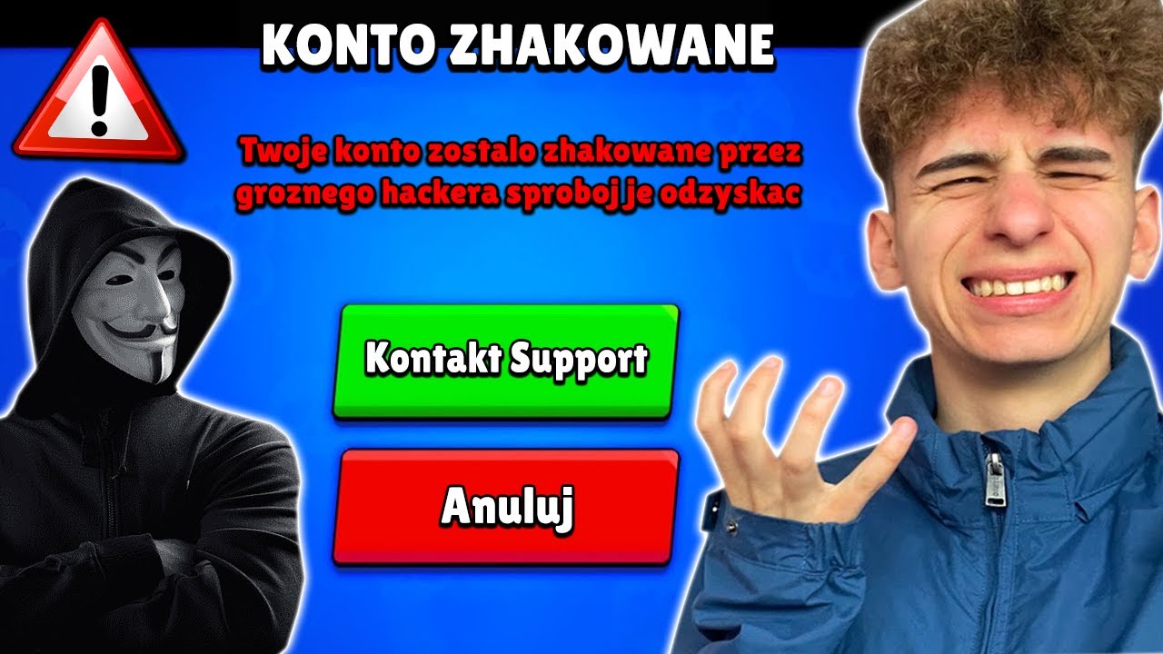 MOJE KONTO w BRAWL STARS ZOSTAŁO ZHAKOWANE przez GROŹNEGO HACKERA!😨 UWAŻAJ MOŻESZ BYĆ KOLEJNY...⚠️