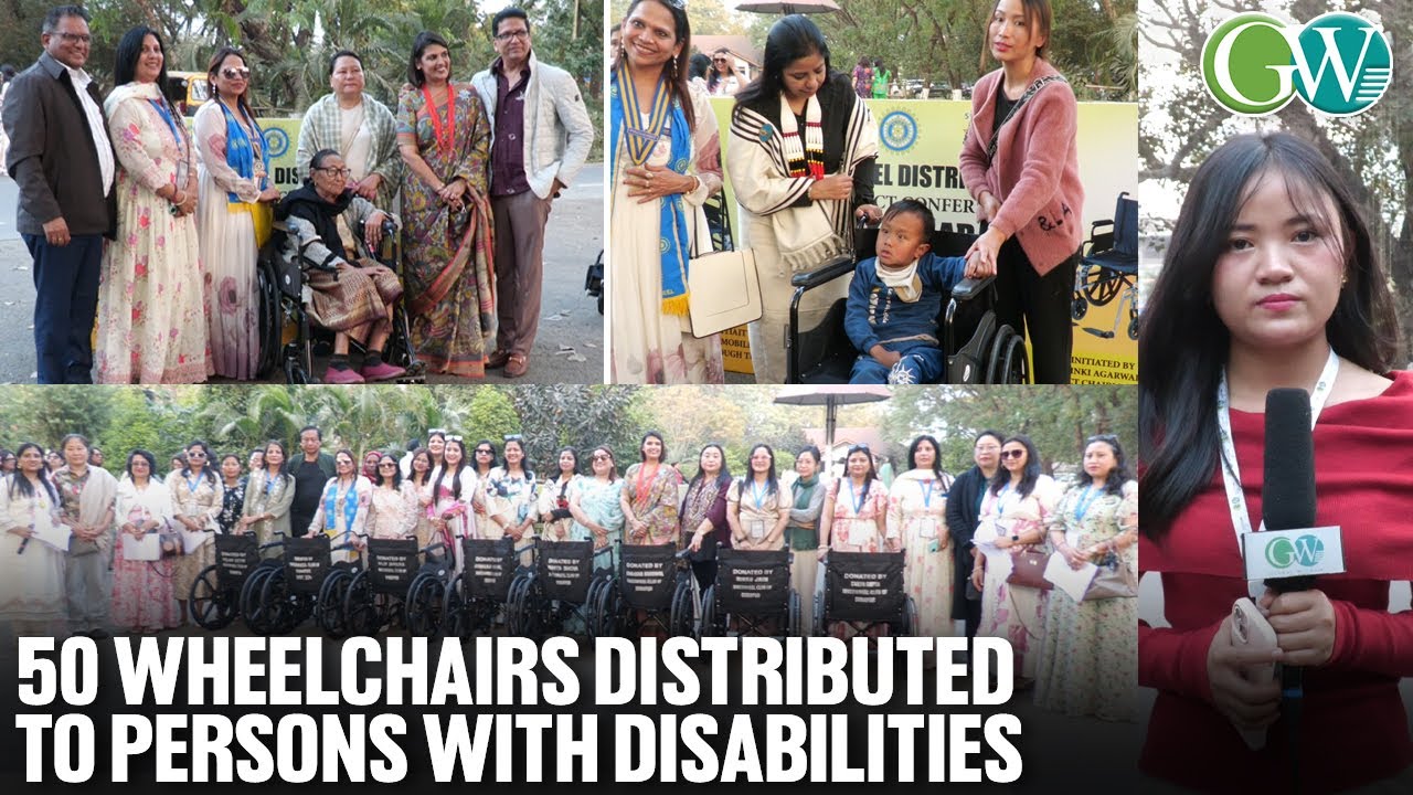 WHEELS OF HOPE: INNER WHEEL DISTRICT 324 DISTRIBUTES 50 WHEELCHAIRS TO PERSONS WITH DISABILITIES