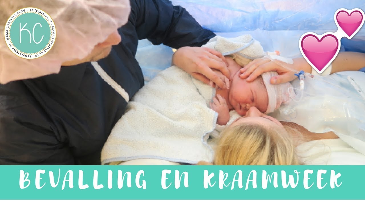 De BEVALLING (met beelden) 💞 en KRAAMWEEK vlog #1 👶🏻 | 💖 Geboorte Feline |   Kelly caresse