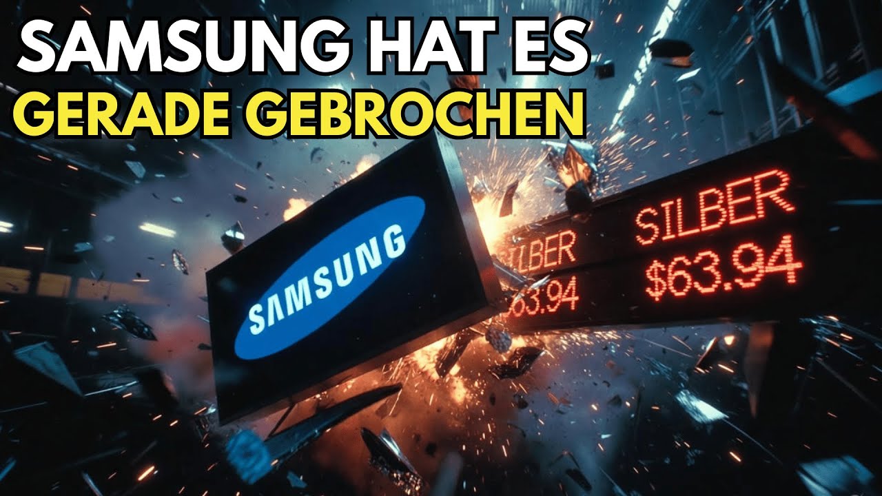 Samsung hat gerade den Silbermarkt zerst&ouml;rt (es ist vorbei)