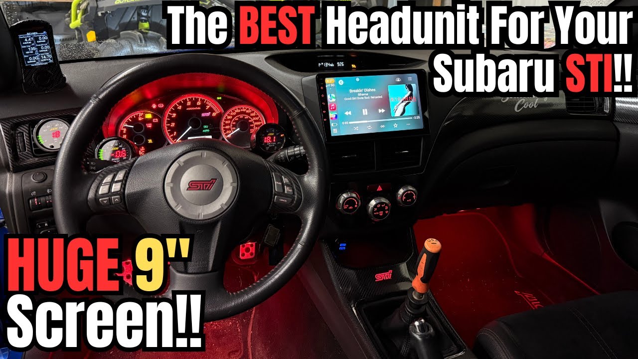 Subaru WRX/STI занимаюсь установкой магнитолы/головного устройства!! (08-14)