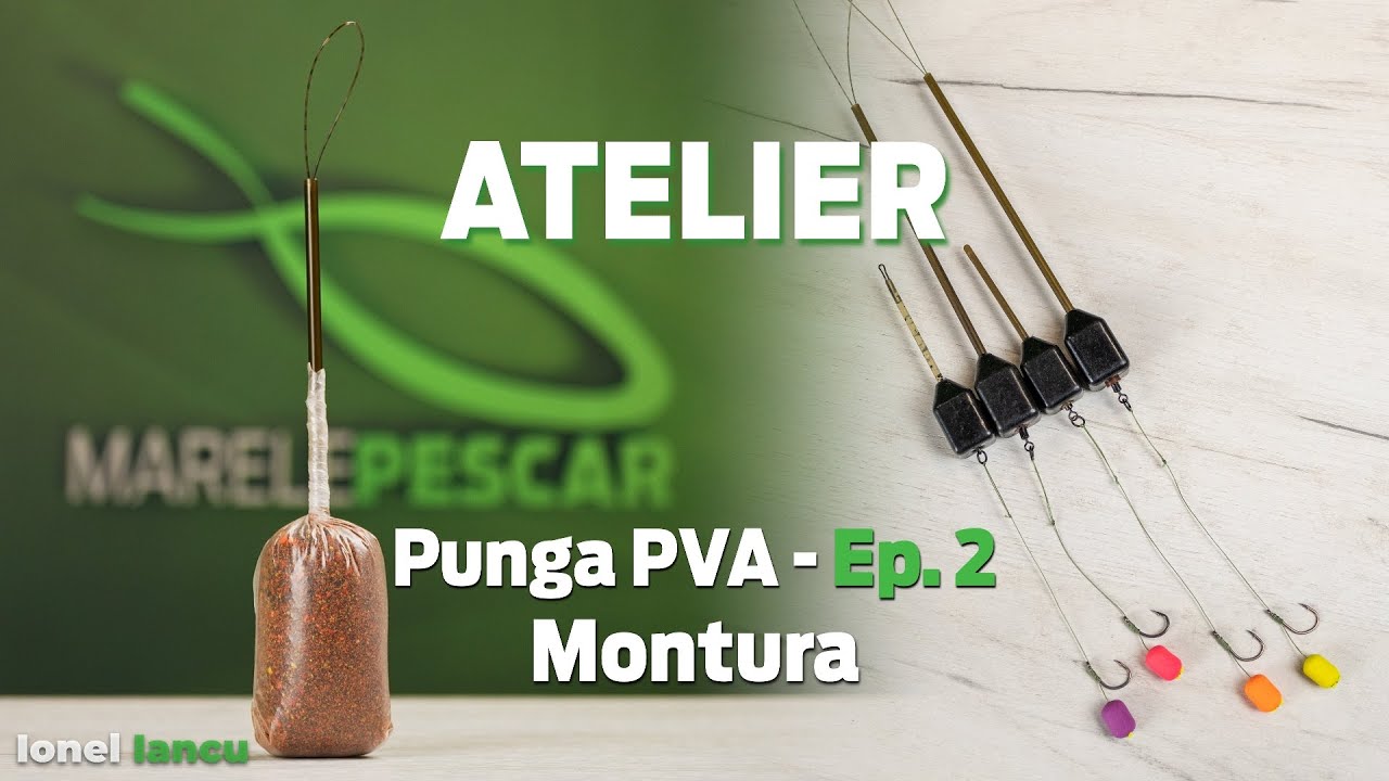 Cum sa legi Montura pentru Punga PVA | Atelierul MarelePescar | Pescuit la Crap