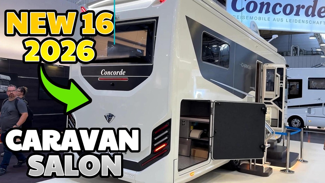 The Most Stunning 2026 Motorhomes! Caravan Salon Düsseldorf Day 4!