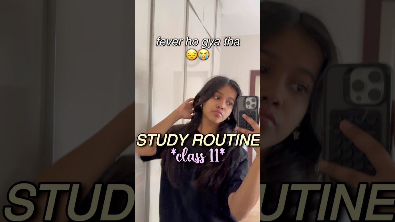 STUDY WITH ME FOR CLASS 11 #studyvlog #productive #motivation