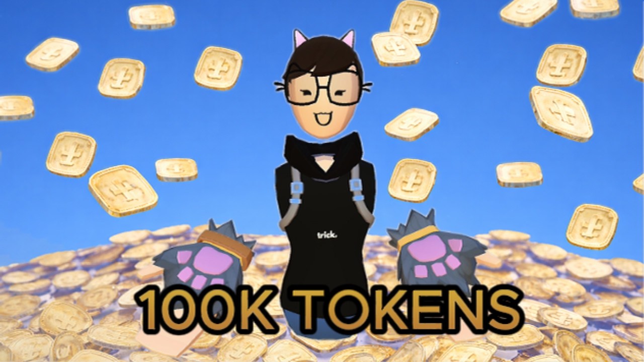 Gifting 100k TOKENS in Gifts To Strangers in Rec Room!