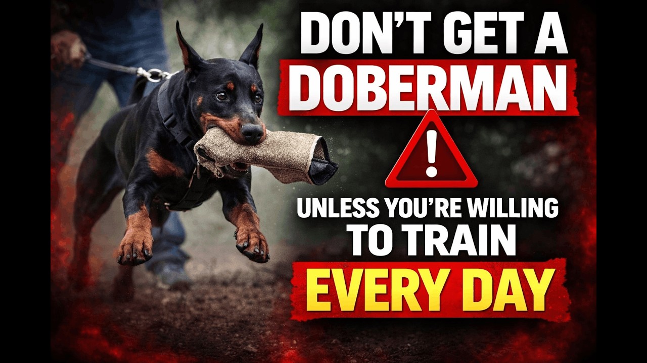 This Is What a Doberman Puppy Actually Takes