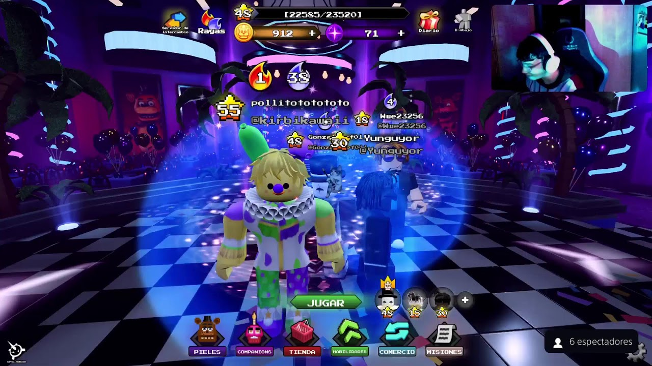 jugando roblox