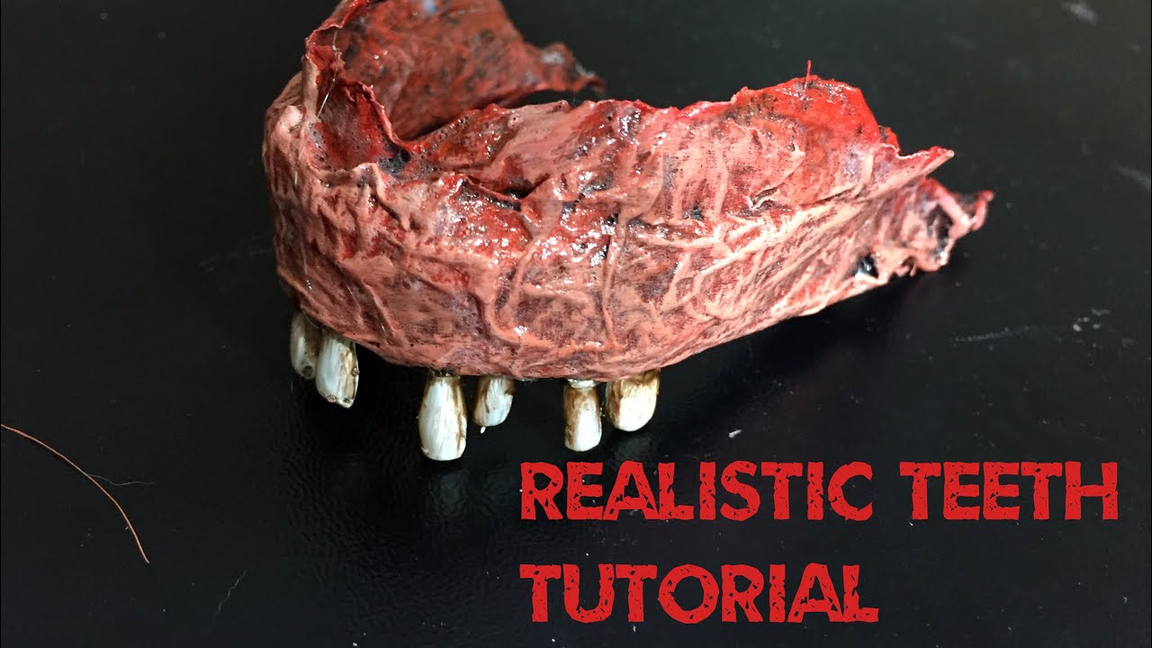 www.monstertutorials.com — Создаём реалистичные зубы с помощью горячего клея