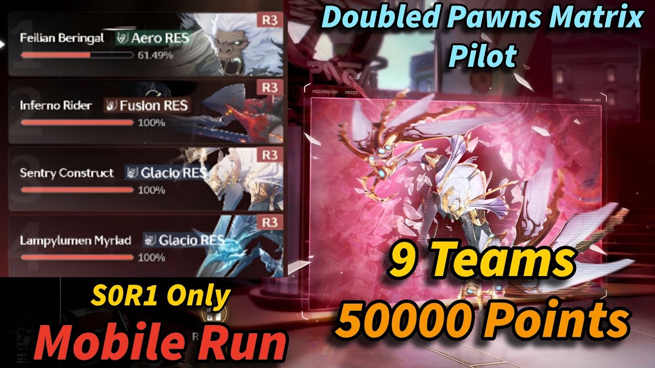 How To Destroy The New Endgame on Mobile | Doubled Pawns Matrix: Pilot | Wuthering Waves 3.0