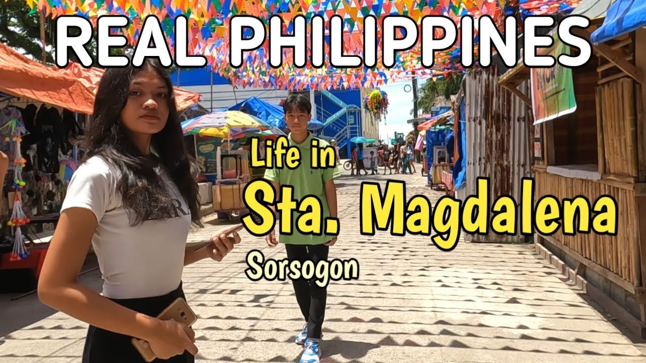 A MORNING WALK to view the SIMPLE BEAUTY OF LIFE in STA. MAGDALENA SORSOGON PHILIPPINES | Walk Tour