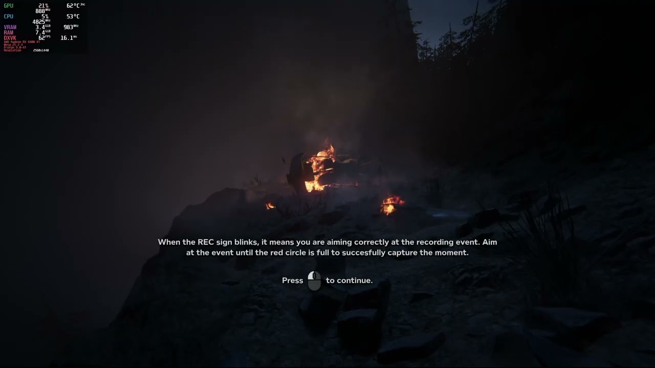 Linux Gaming (Fedora 43 Beta) Outlast 2 - Commentary