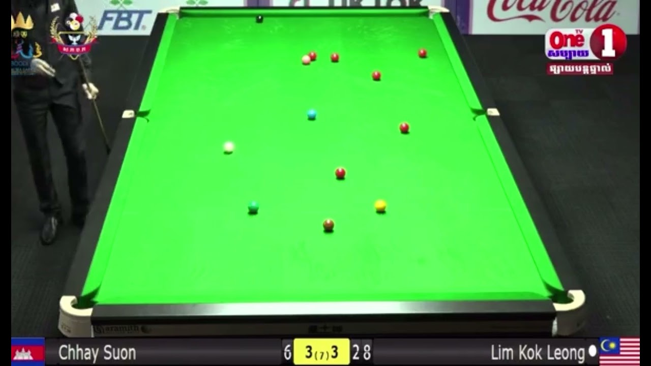 Sea game snooker ( Part 3 last frame) Cambodia vs Malaysia