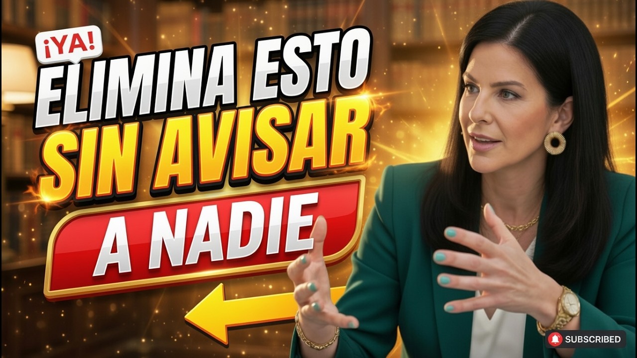 “7 Cosas que Debes Eliminar de tu Vida sin Avisar a Nadie”