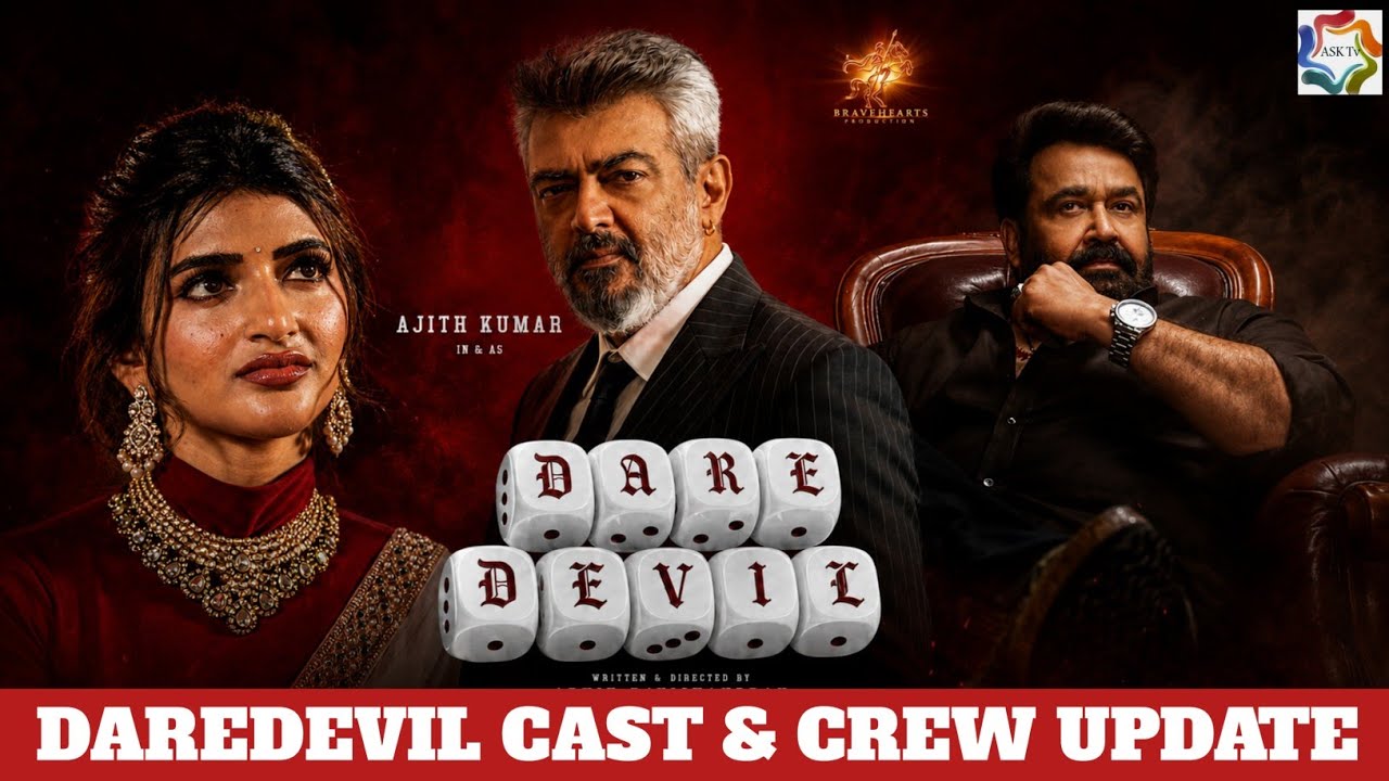 AK 64 Dare Devil Cast Update - Mohanlal & Sreeleela | Thala Ajith | Aadhik | Shalini Ajith | Anirudh