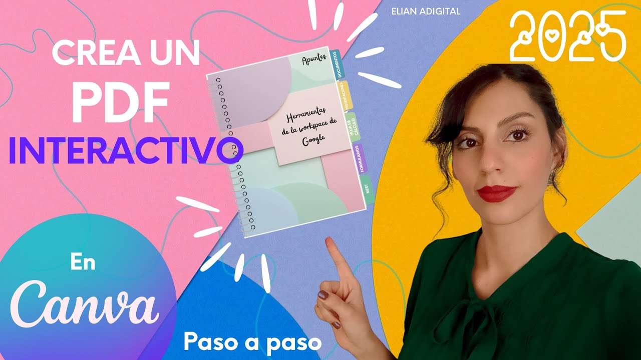 Crea un PDF interactivo con Canva - Cuaderno Digital Fácil | 2025