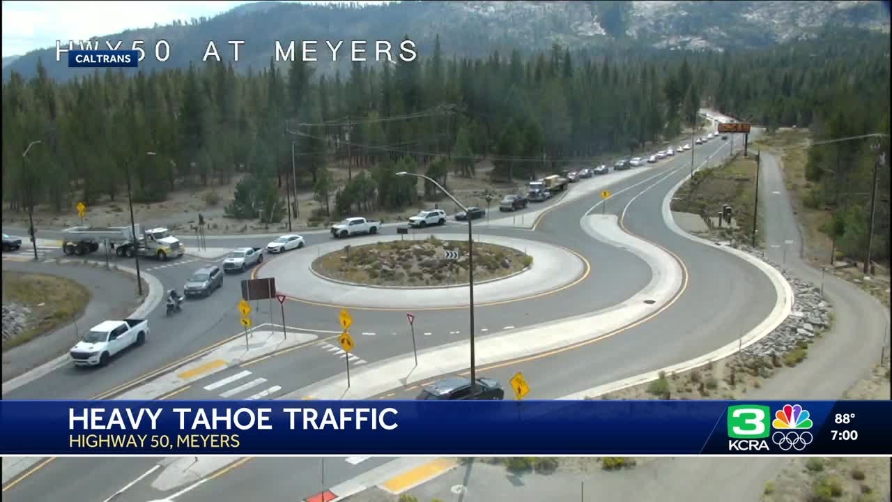 Crowds arrive in South Lake Tahoe for holiday weekend