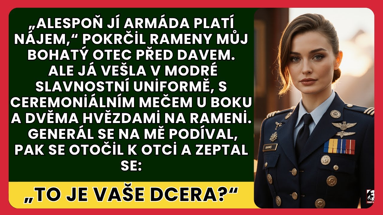 Můj bohatý otec si myslel, že armádní plat sotva pokryje nájem — dokud jsem nevešla s překvapením