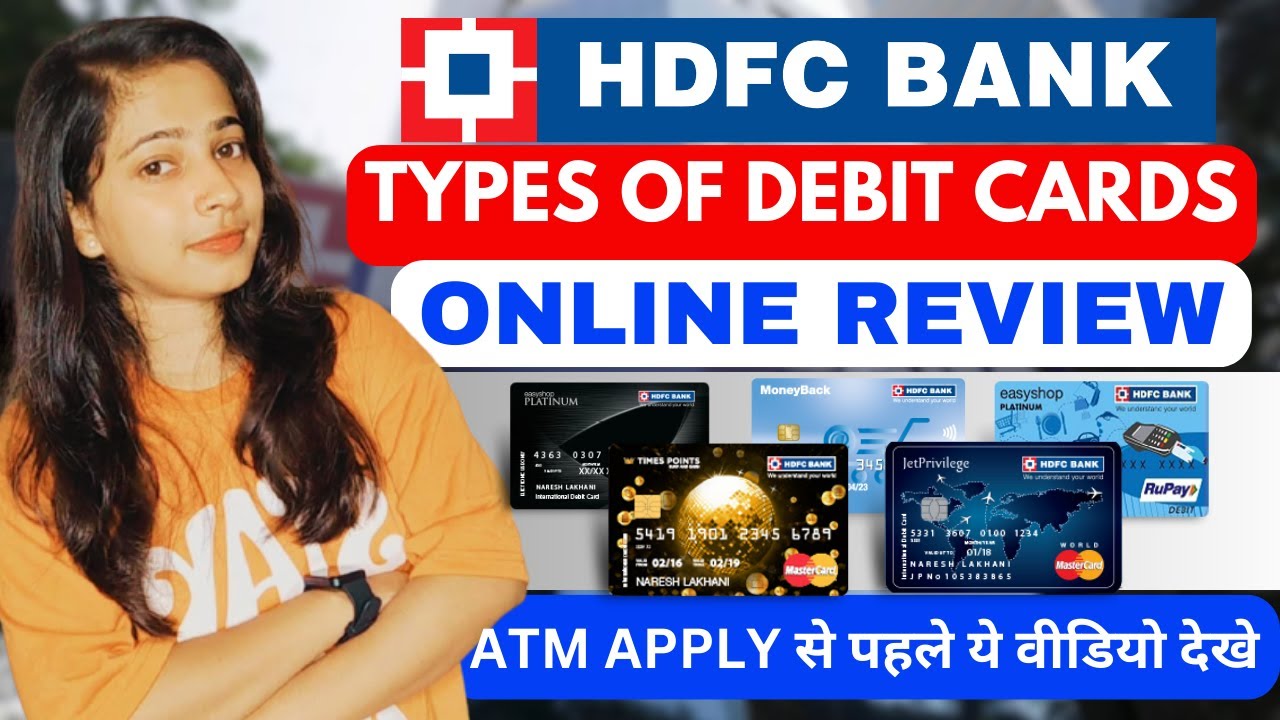 HDFC Debit Card types and charges 2023 | Different types of HDFC ATM cards |