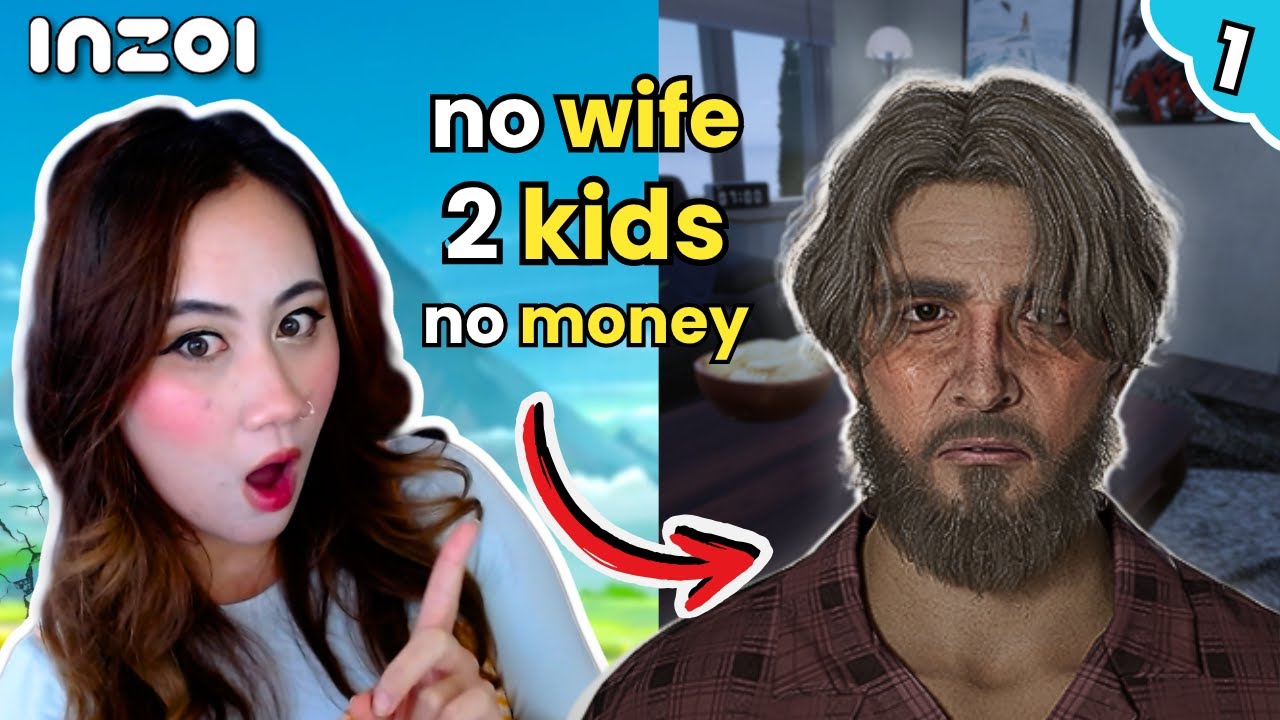 InZOI, Playing as a Divorced Dad... (family gameplay)