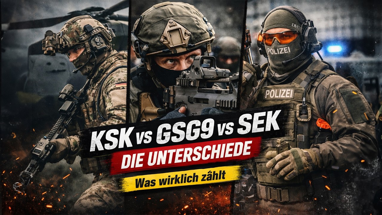 KSK vs. SEK vs. GSG9 (mit Ex-KSK Soldat Markus Gaul)