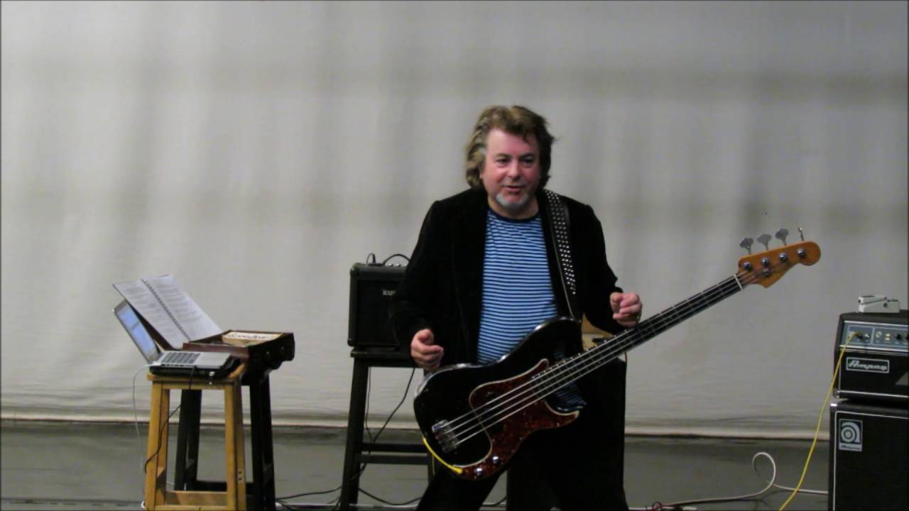 John Bentley on stage at Basschat's South East Bash 2016