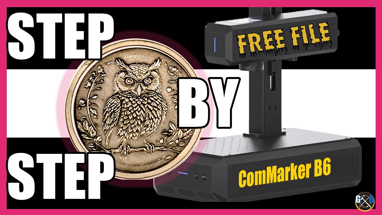 Step by Step Guide to Engrave GORGEOUS Coins Every Time with the ComMarker B6 Fiber Laser