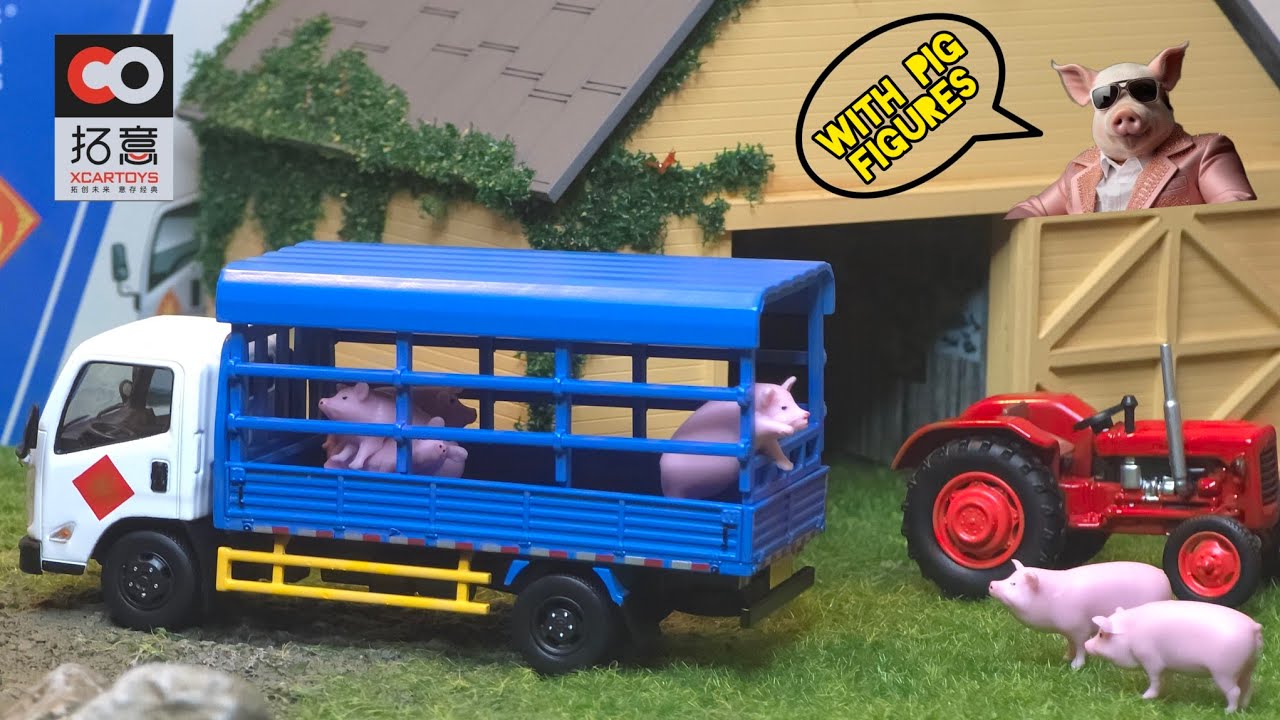 Xcartoys JMC KaiRui light truck with pigs 🐷. Diecast model. Unboxing Review!