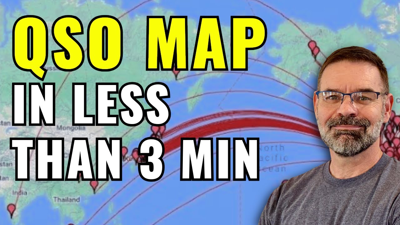 QSO Map with Log Analyzer + LotW in less than 3 min