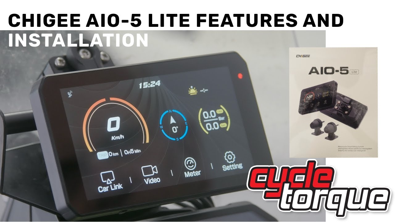 Installing Chigee AIO 5 Lite Motorcycle Smart Rider Device