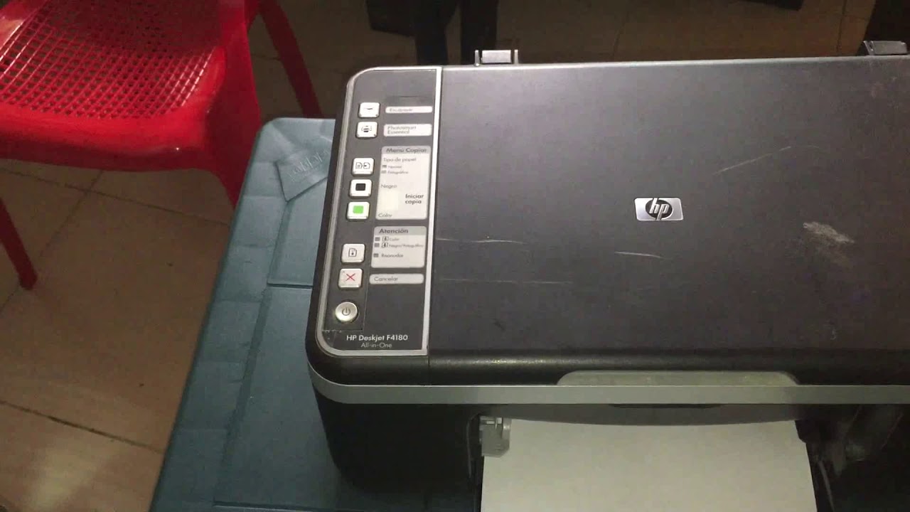 Como Resetear Impresora HP F4180.
