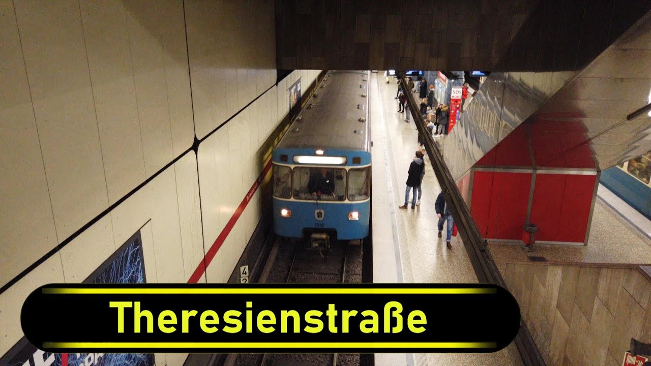 U-Bahn Station Theresienstraße - Munich 🇩🇪 - Walkthrough 🚶