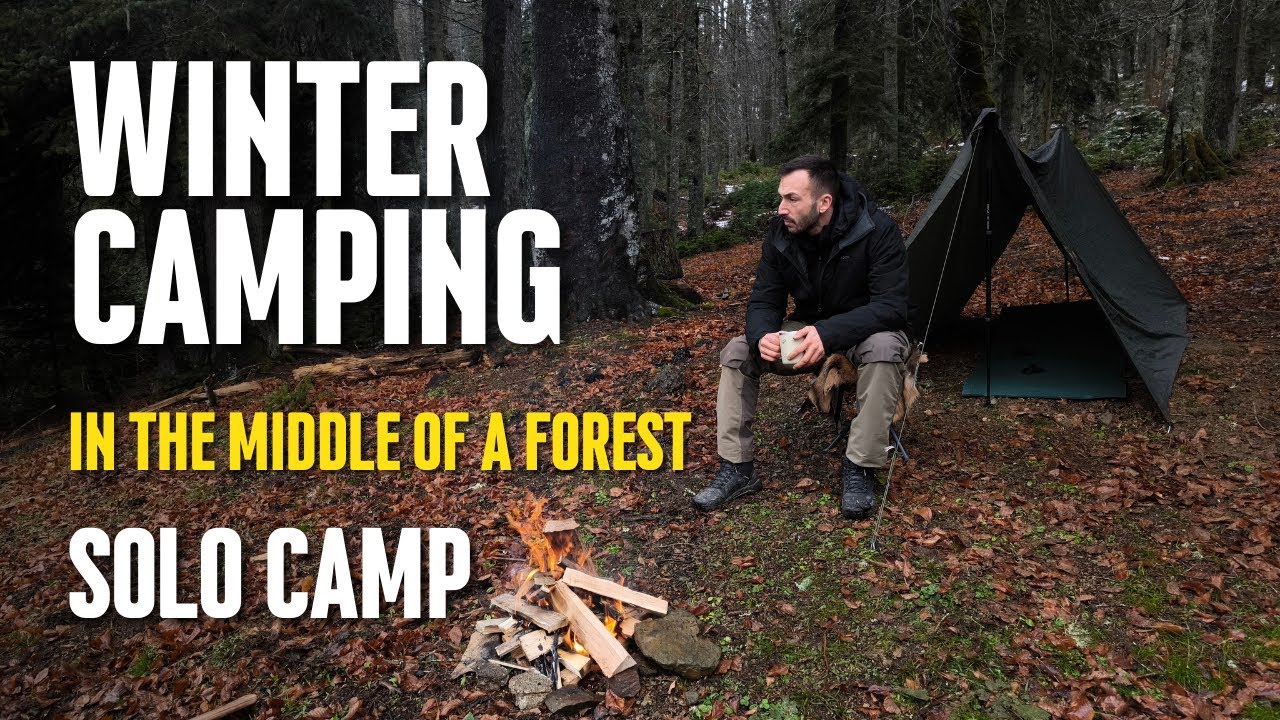 Winter Bushcraft & Tarp Camping | Full Gear Setup