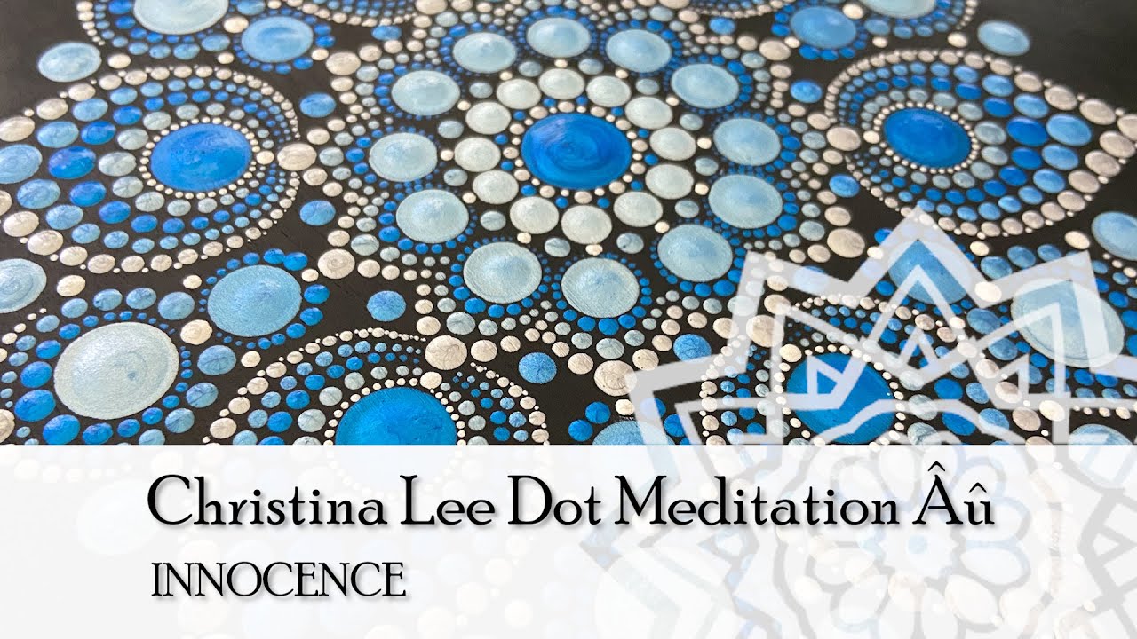 Innocence: Follow Along With This Dot Mandala Art. Satisfying Relaxing Hypnotic Speed Painting ASMR
