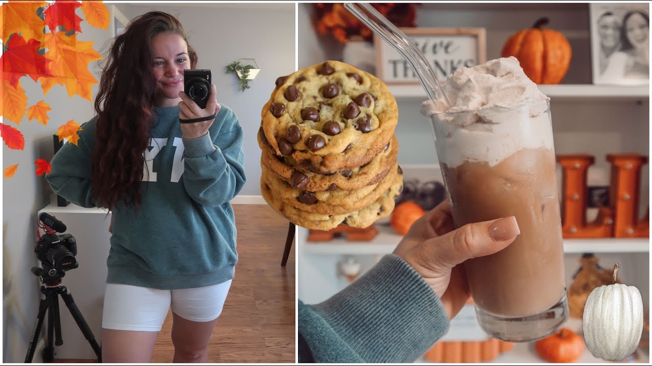 A DAY IN THE LIFE | fall decor house tour. sweet pumpkin treats. baking the best cookies? & more.