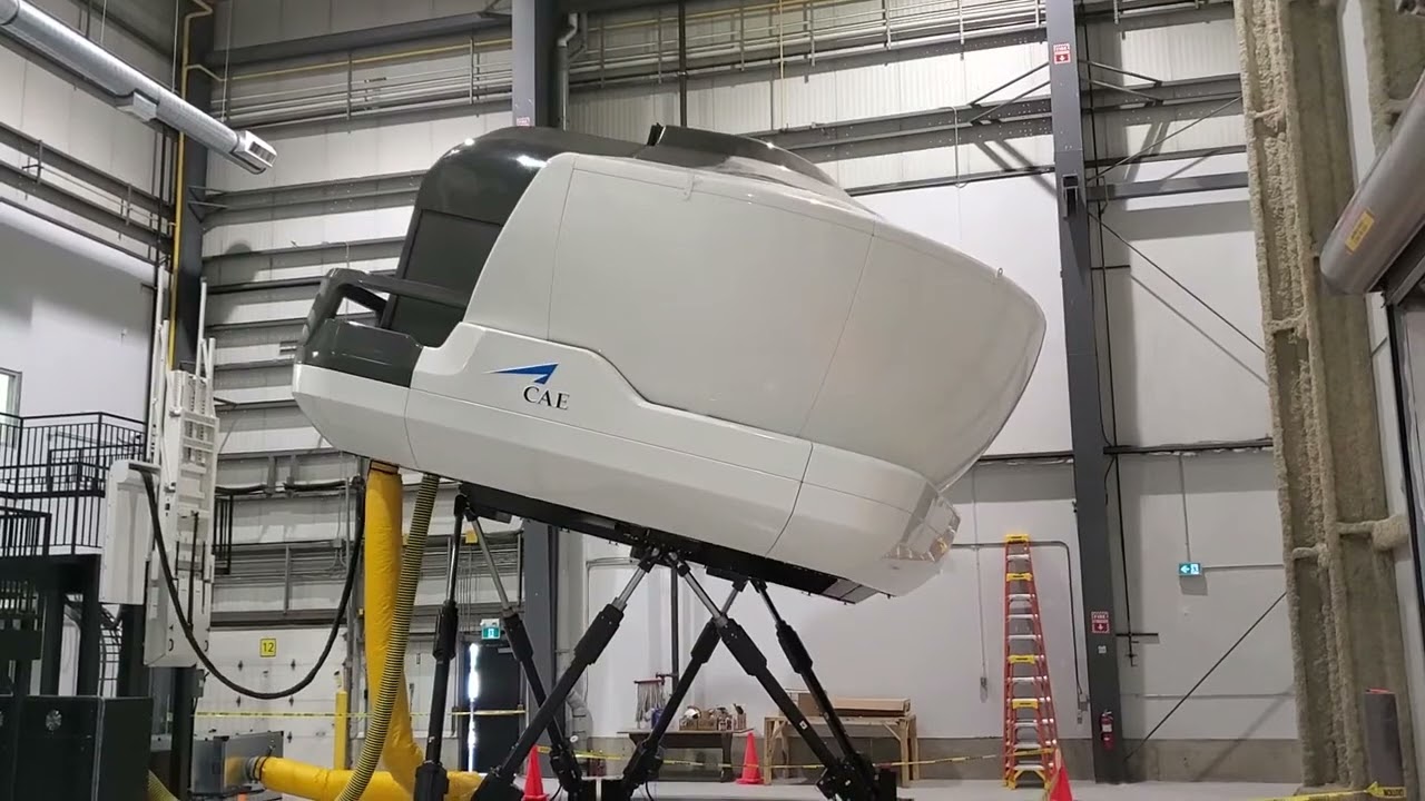 Cargojet Full-Flight Simulator in Motion