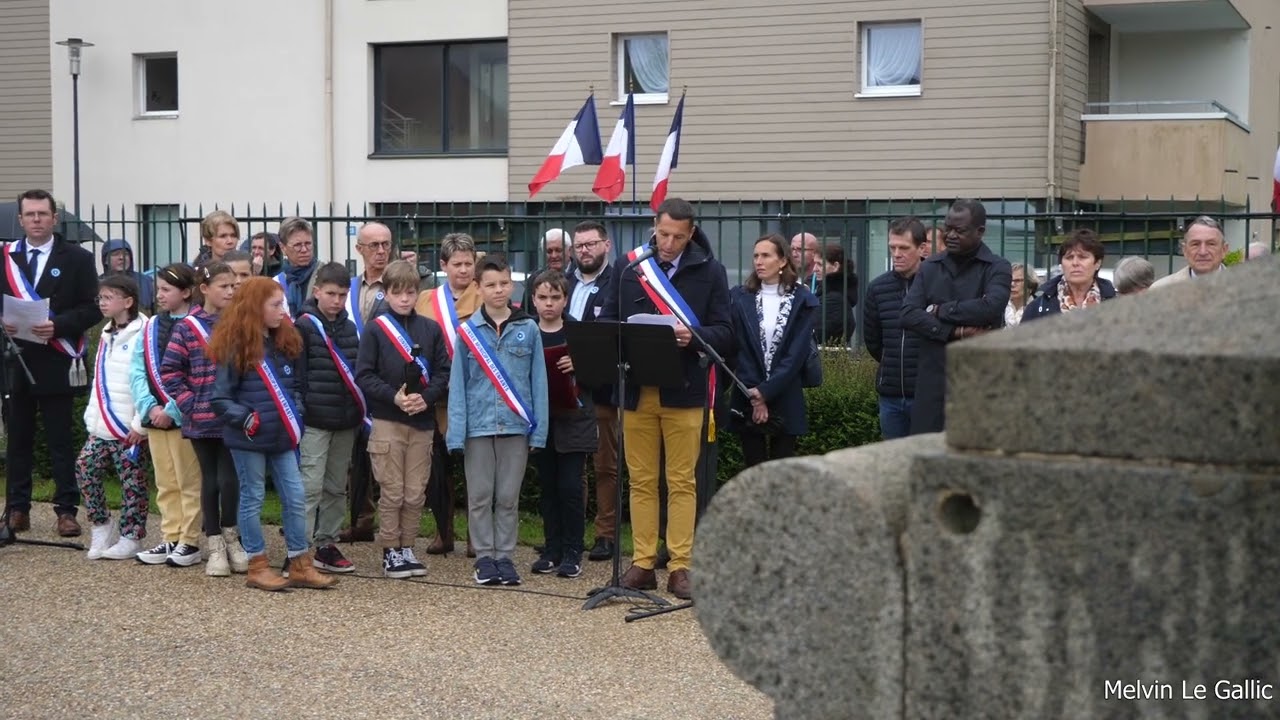 Cérémonie du 8 mai à Languidic - Hommage  2023