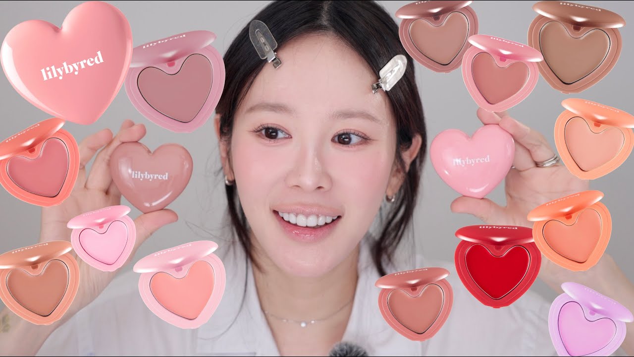 릴리바이레드 러브빔 치크밤 NEW 컬러 포함 전컬러 발색,,🩷 전컬러 다 드리는 미친 이벤트까지,,,🤗