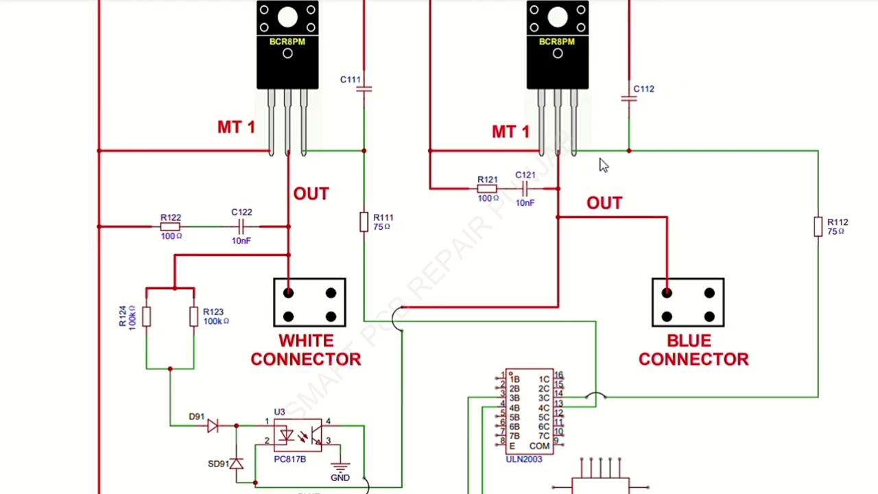 Washing machine pcb course  part 5