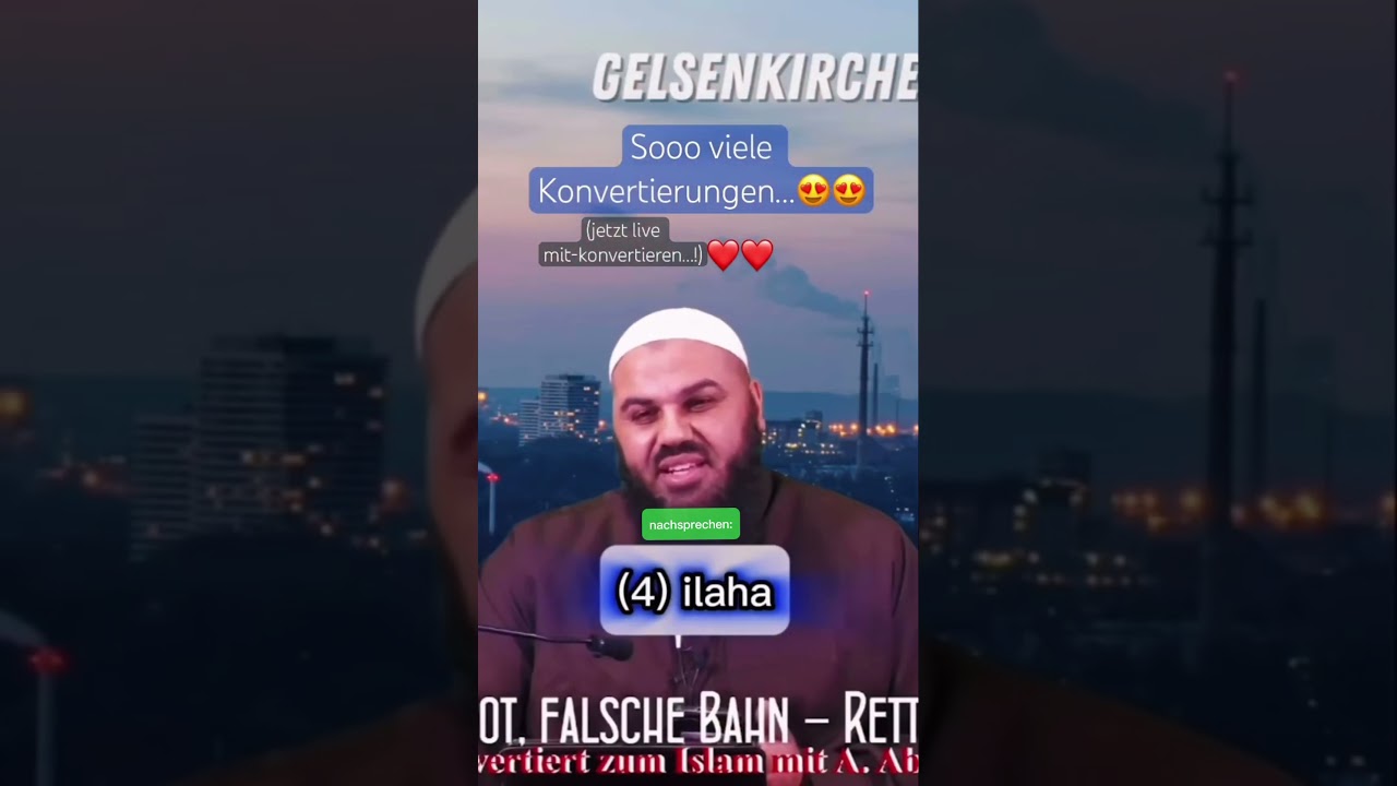 60-80 in EINEM MONAT&hellip; JETZT auch Islam annehmen &hellip;!!! mit Abul Baraa - zum Islam Konvertieren