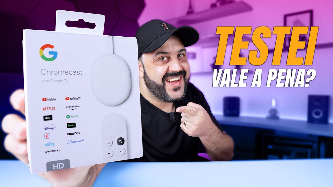 TESTEI o NOVO CHROMECAST com GOOGLE TV versão FULL HD - Vale a Pena?