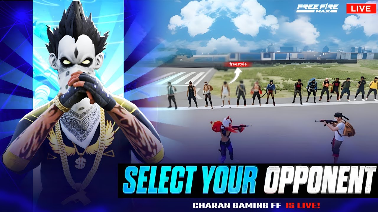 SELECT YOUR OPPONENT FREESTYLE #cgf #freefire #fflive #livetelugu #giveaway #guildtest #funroom