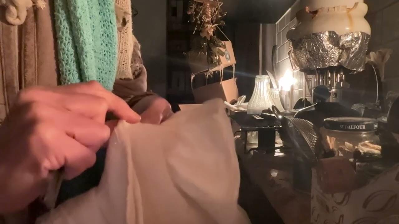 2026-01-27_05:48_ 👚 (Too?) Breathie Comfie Pyjama Suite 2: 100% Cotton Kitchen Cloth Top😇😇😇🌿🪽