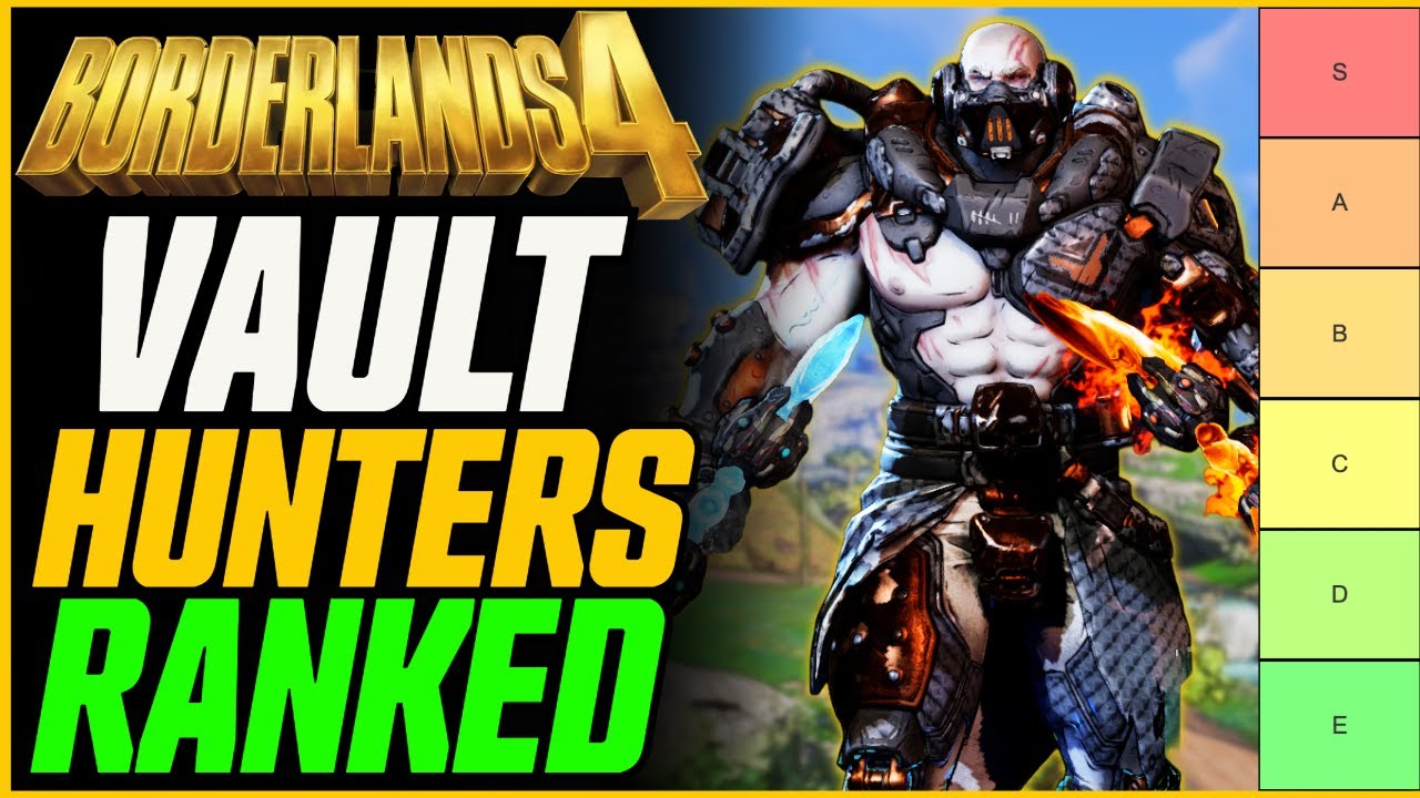 Vault Hunter Tierlist After 150 Hours!! // Borderlands 4 Every Vault Hunter Ranked
