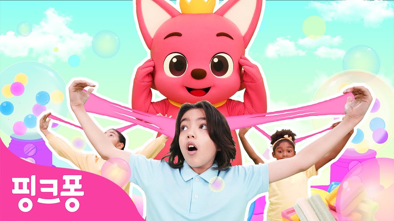 [NEW✨] 끈적끈적 풍선껌 놀이ㅣ어린이 율동 체조ㅣ알록달록 풍선껌이 온몸에 붙어버렸어요😮ㅣ핑크퐁! 체조