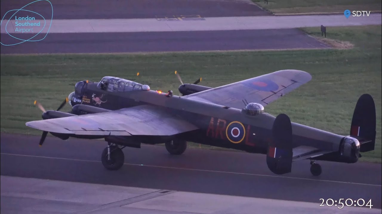 Lancaster VE Day Special -Southend Airport Live- 8th May 2025