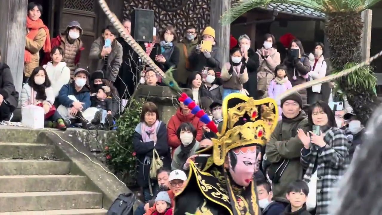 変面ショー姜鵬さんin興福寺①  2024 2 11