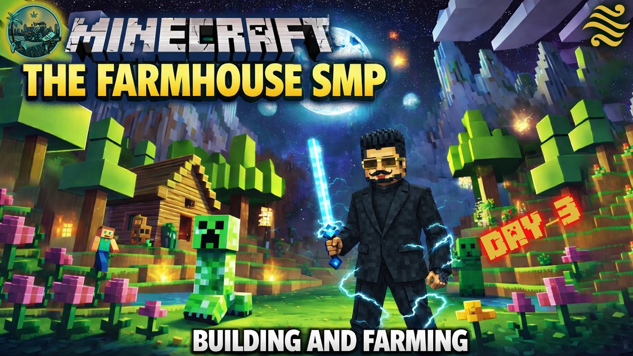 Minecraft Farmhouse SMP Day 3 || 