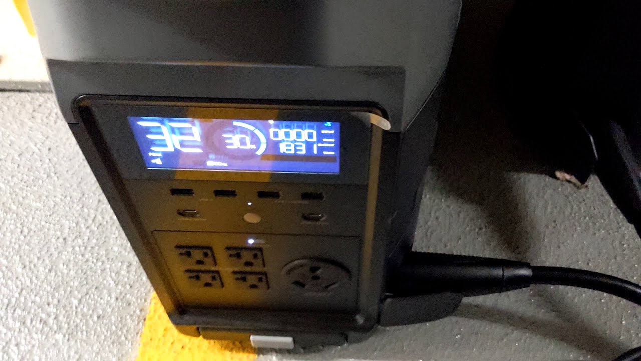 Charging My Nissan Leaf on Ecoflow Delta pro