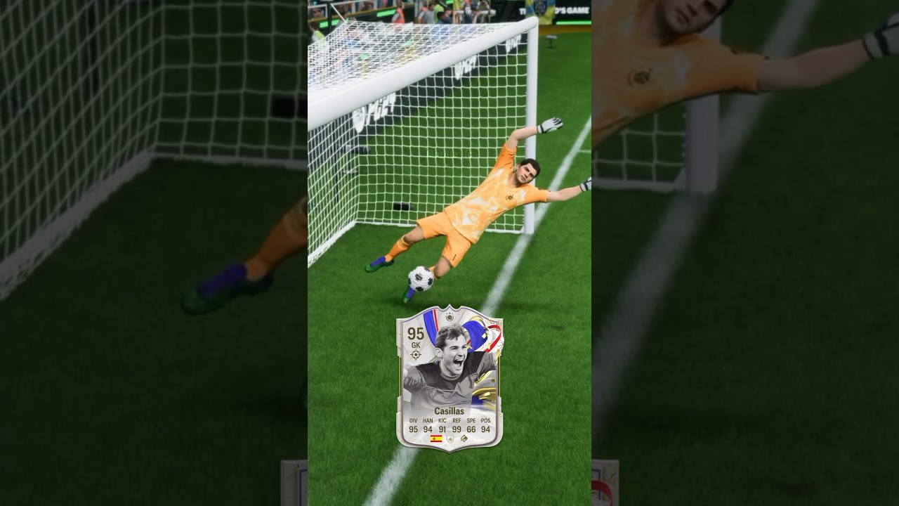 Casillas is the BEST GK in FC24! 🇪🇸🐐 #eafc #eafc24 #fc24 #fut #football #shorts