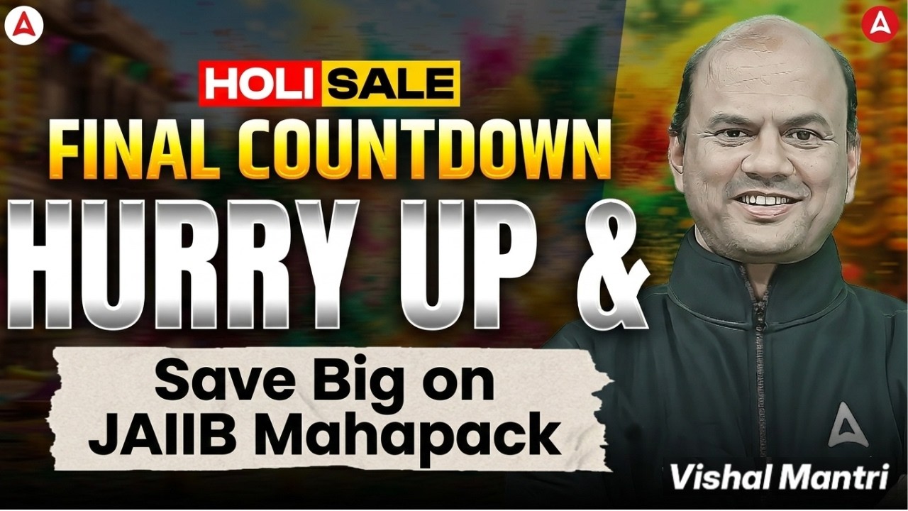 Holi Sale Final Countdown ⏰ Last Chance to Save Big | JAIIB & CAIIB | Vishal Mantri